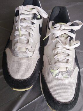 Nike Air Max 1 "Lime Green/Black/White" - Men's Size 10 US